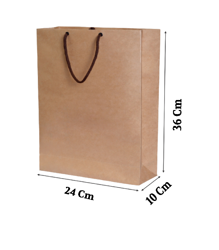 ساک دستی کرافت کاغذی عمودی 10 *36 *24